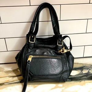 Black leather gold hw buttery soft purse 👜